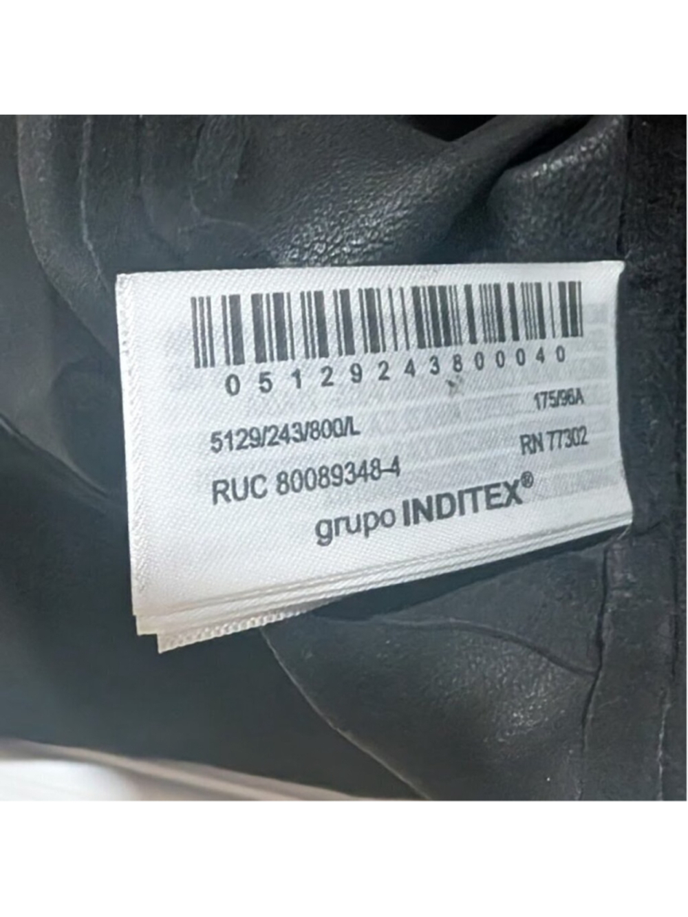 NEW Zara | Suede Leather Button-down Blazer In Black - Picture 7 of 15